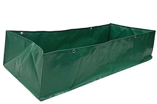 Bio Blooms Agro India Pvt.Ltd. 60X12X12 Inches HDPE Rectangular Grow Bags for Terrace Gardening |1 Piece | Dark Green Color | Outdoor Use