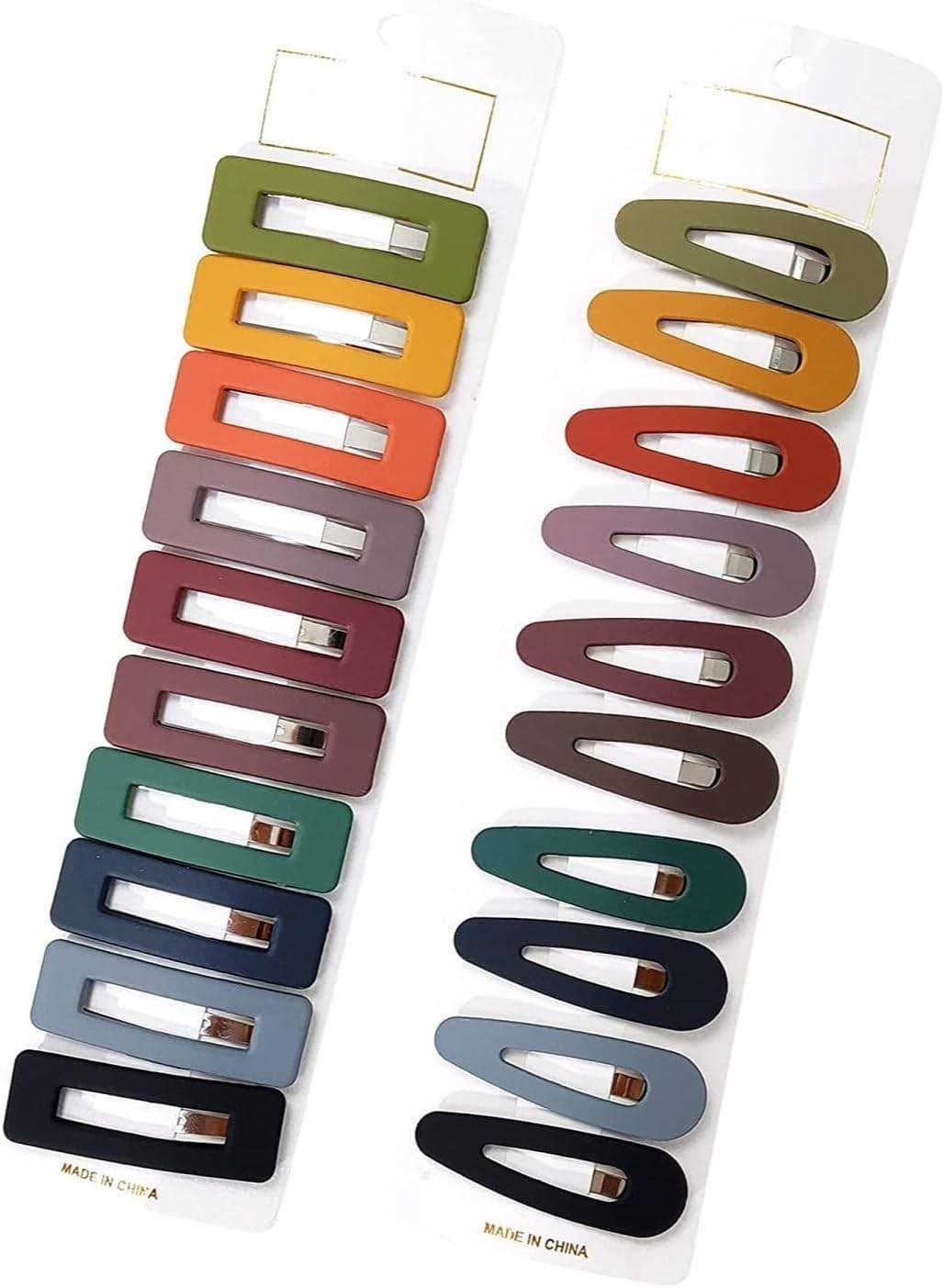20 Pcs Hair Clips for Girls, Matte Metal Snap Hair Barrettes in Candy Colors, Non-Slip Hair Accessories for Kids, Toddlers, Teens, and Women