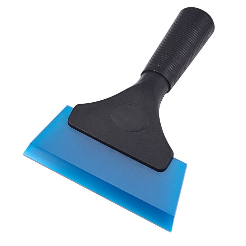 EHDIS Small Squeegee 5 inch Rubber Window Tint Windshield Scraper for Car,Glass, Mirror, Shower, Door,Bathroom Cleaning(Blue)
