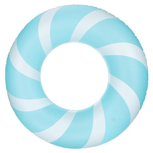 Bestrip Pool Floats Adult Size for Kids Age 812 Adults Inflatable Floats Swimming Ring Toys Beach Pool Party Lake Use 1PCSBlue