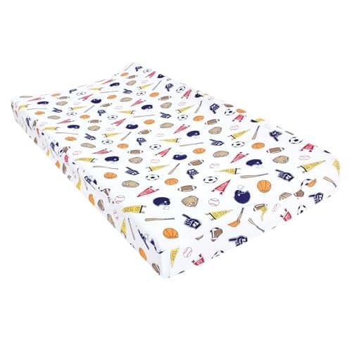 Hudson Baby Unisex Baby Changing Pad Cover Sports Fan One Size