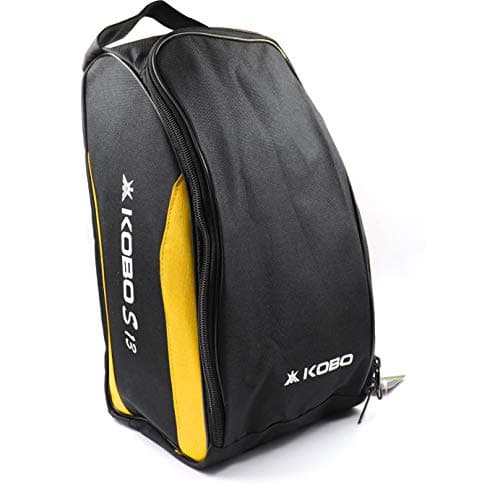 Kobo S-13 Polyester Gym Bag/Shoe Bag Multi Purpose Smart Personal Bag with Carry Handle (Black/Yellow)