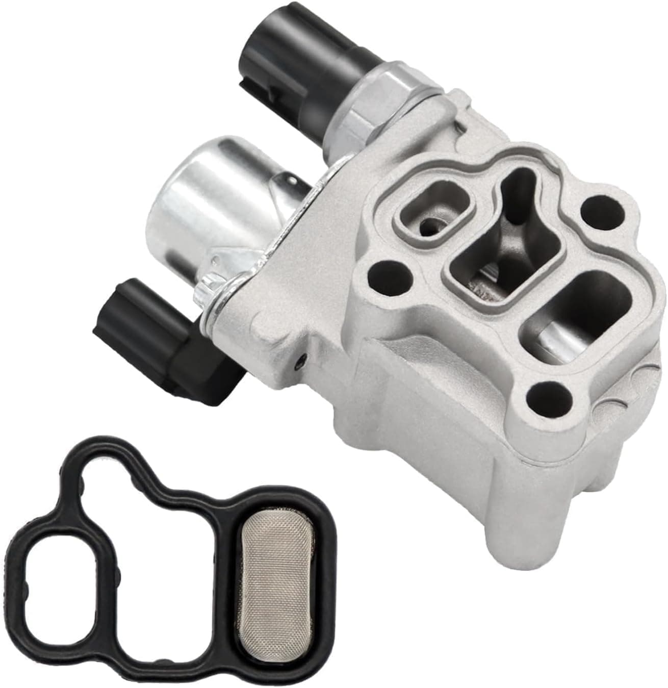 Yunnergo VTEC Solenoid Spool Valve Assembly with Timing Oil Pressure Switch and Gasket
