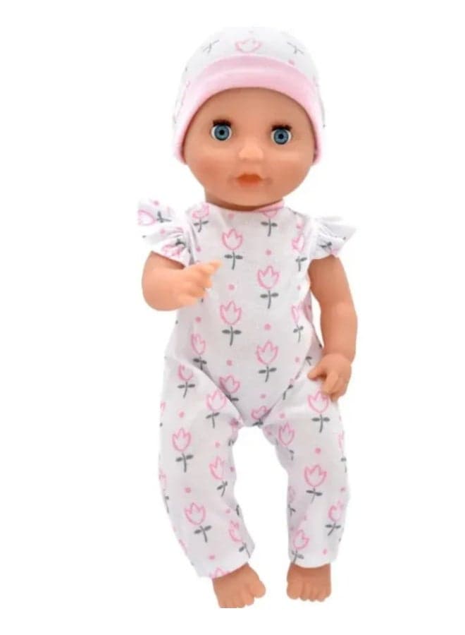 Dolls World Baby Tinkles 15inch Drink & Wet Doll Sleeping Eyes Dlx Outfit