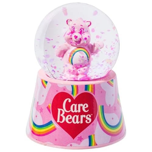 Silver Buffalo Care Bears Mini Light Up Snow GlobeCheer Bear38 Inches Tall 45mm Small