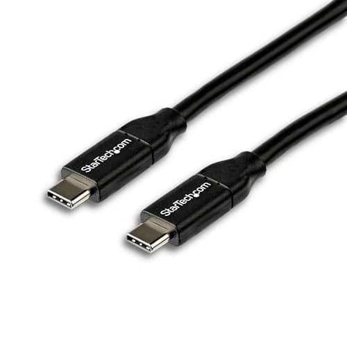 StarTech 66ft 2m USBC Fast Charging Cable ChargeSync 100W 5A PD USBIF Certified Charging Cord