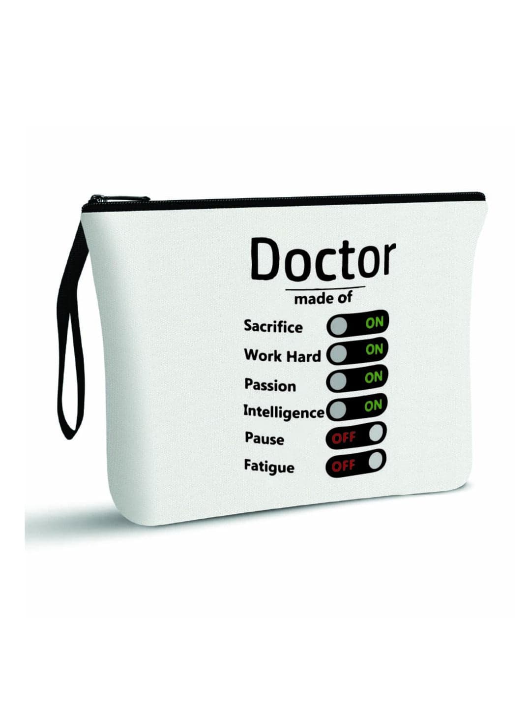 PRINTSHOP4ME Doctors Day Cosmetic Bag for Women - Stylish Doctors Day Gift for Women - Doctors Day Thank You Gift - Cosmetic Bag for Women Doctors