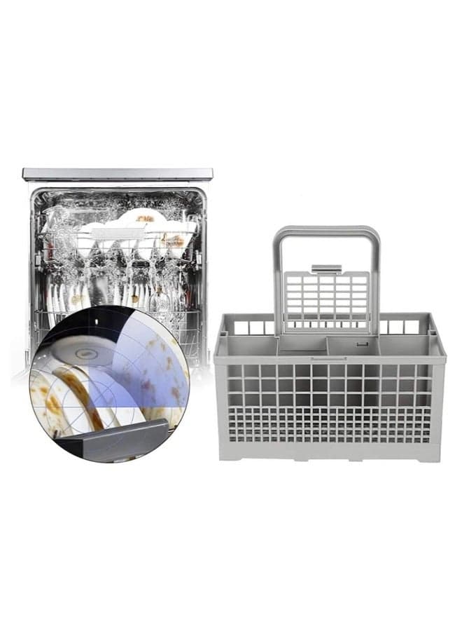 Dishwasher Basket, Universal Dishwasher Basket Dinnerware Replacement Rack Accessory Cutlery Holder Fits for Most Dishwasher