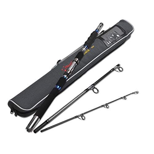 Fiblink 3Piece Spinning Rod Heavy Spinning Fishing Rod Portable Fishing Rod Carbon Spin Rod 3050Pound Test