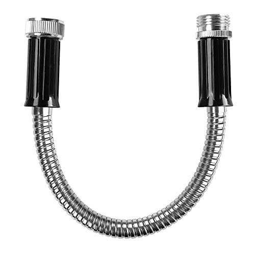 Beaulife Metal Short Garden Hose 1 Foot Connectors, Drainage Hose for Dehumidifier Small Water Hose Extension High Pressure Bib Reel Extender, Drinking Water Hose for RV Outdoor