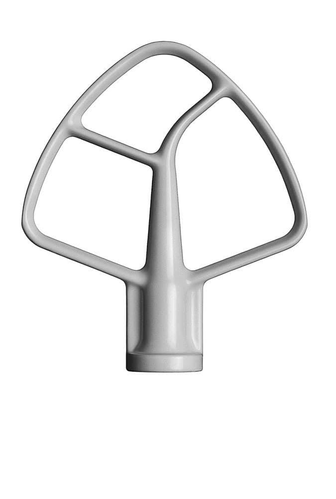 KitchenAid Coated Flat Beater Accessory for 5Qt Tilt Head Stand Mixers K5THCB White