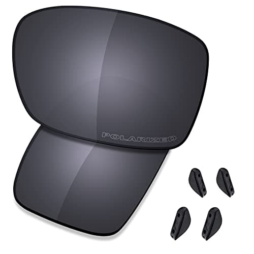 SAUCER Premium Replacement Lenses for Oakley Turbine OO9263 Sunglasses High Defense - Shield Black Polarized