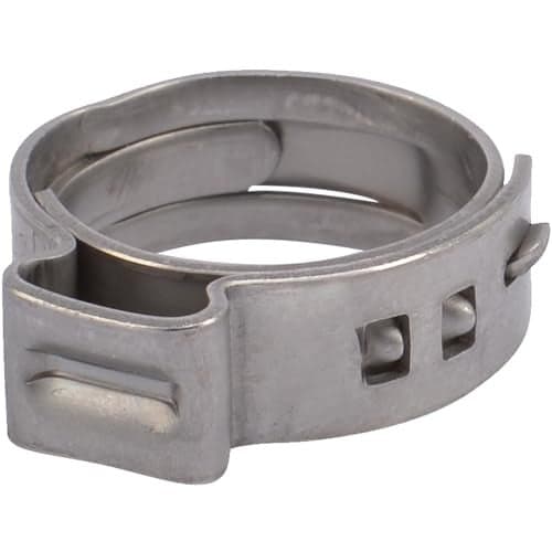 SharkBite 1/2 Inch Clamp Ring, Stainless Steel Plumbing Fitting, PEX Pipe, PE-RT, UC953A