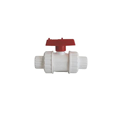 American Valve P200U-40 1/2" PVC True Union Ball Valve, 1/2-Inch