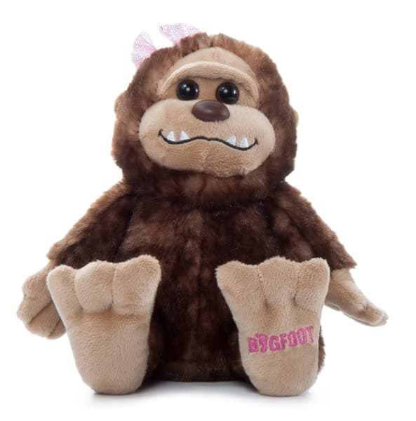 The Petting Zoo Bigfoot Girl Stuffed Animal Plushie Gifts for Kids Wild Onez Wildlife Animals Bigfoot Ape Plush Toy 7 inches
