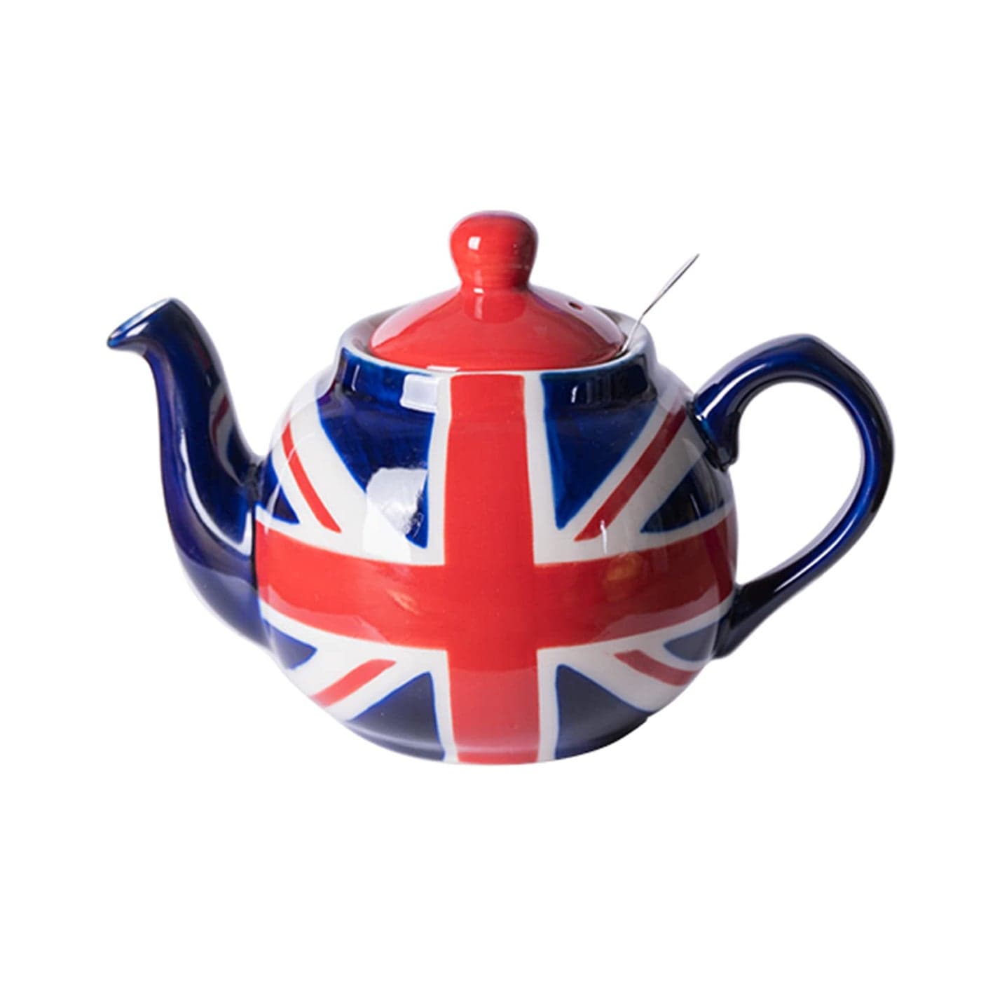 London Pottery Teapot with InfuserCeramicHand Painted Union Jack Limited Edition 2 Cup600ml
