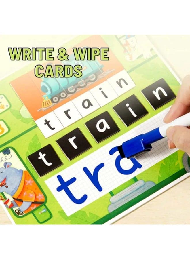 English Words Educational Puzzle for Kids Fun and Engaging Learning Tool to Enhance Vocabulary and Cognitive Skills Perfect for Home and Classroom Use Suitable for Children Ages 3 and Up