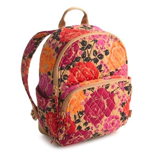 Premium Cotton Small Banbury Backpack, Coming Up Roses, One Size