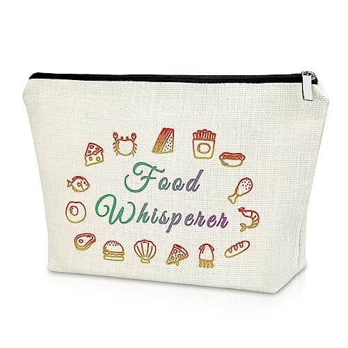 Sazuwu Dietitian Gift Makeup Bag Dietitian Gifts for Office Registered Dietitian Appreciation Gifts Cosmetic Bag Dietitian Graduation Gifts New Dietitian Gifts for Friends Food Whisperer Gift