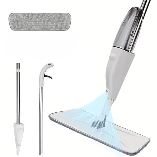 Raymox Spray Mop Set with Microfiber Washable Pad, Best 360 Degree Easy Mop for Floor Cleaning for Home & Office, Aluminum, Pocha for Floor Cleaning