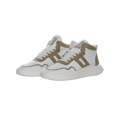 YOHO Men's casual High Ankle Sneaker | Comfortable shoes | Cushioned Insole | Memory foam | Slip-Resistance | Lightweight | Dynamic Feet Support | Shock Absorption | Fashionable | Stylish | Modern