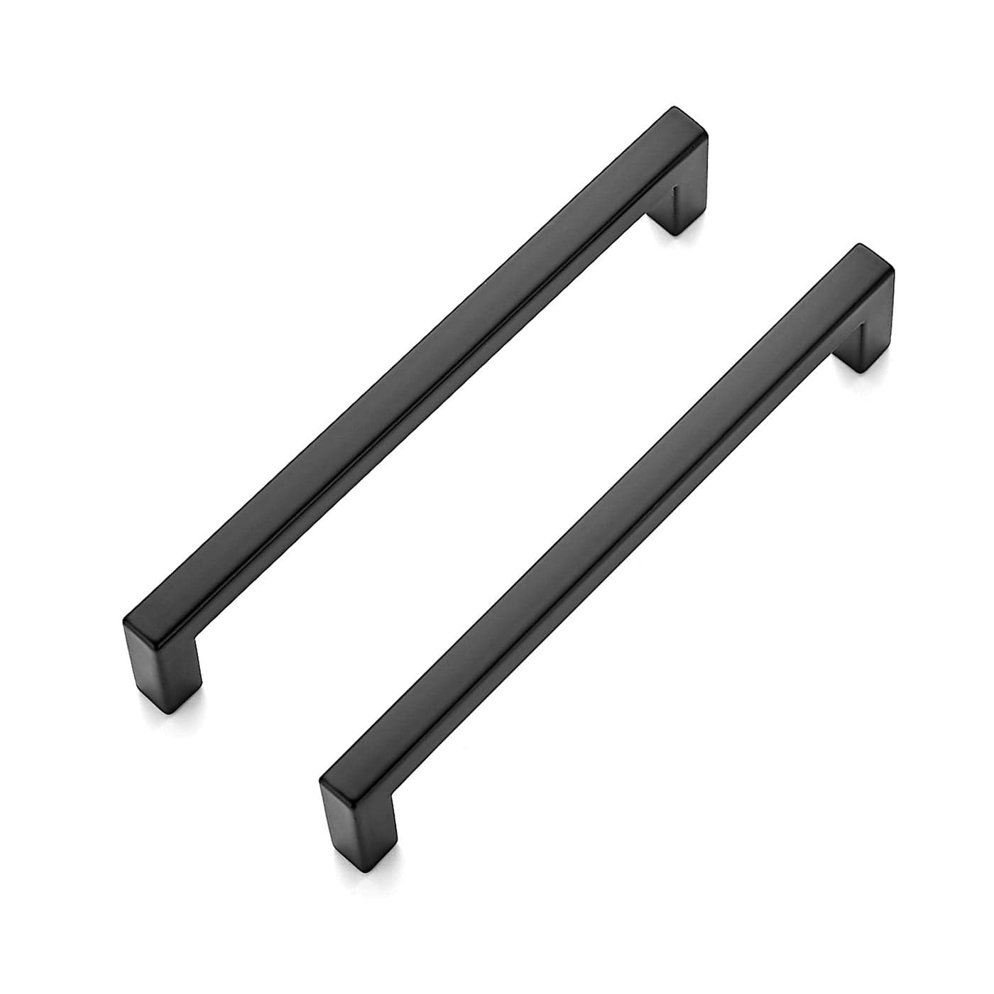 Ravinte 60 Pack Square Bar Drawer Handles Matte Black Cabinet Pulls