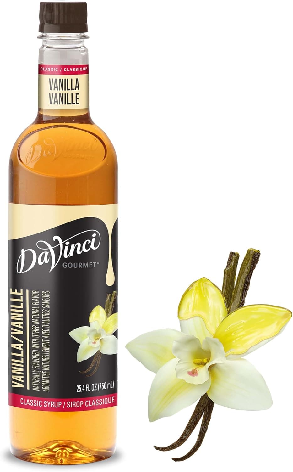 DaVinci Gourmet Classic Vanilla Syrup, 25.4 Ounce Bottle