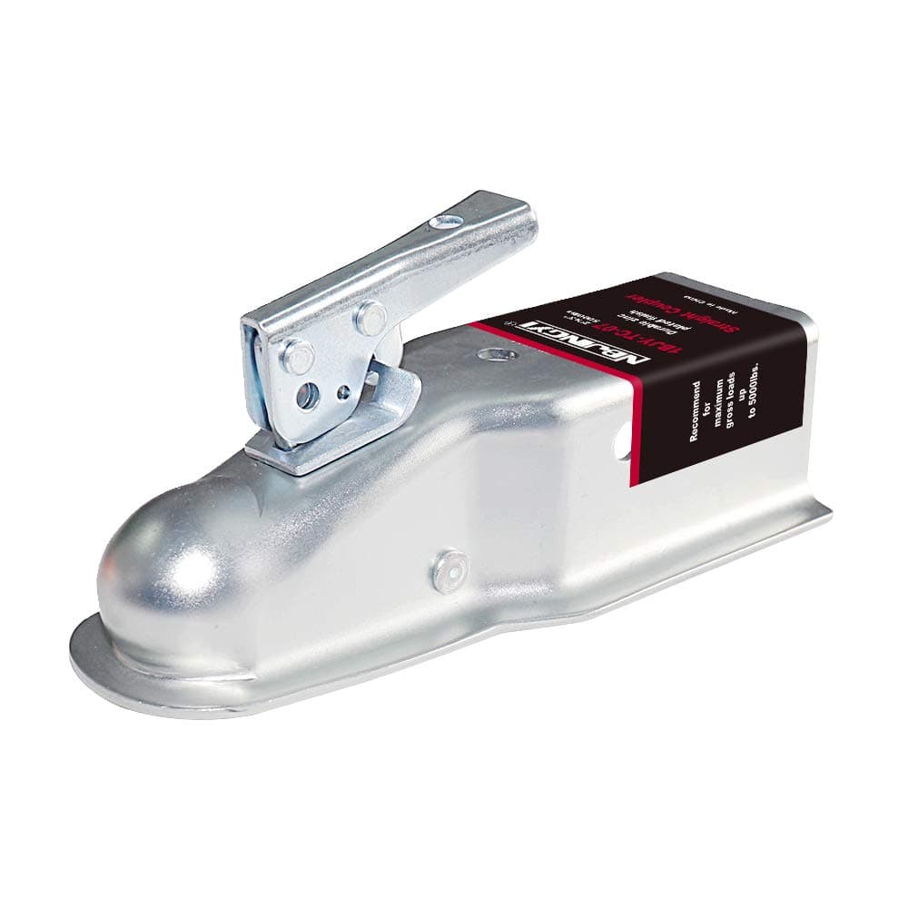 2 Trailer Coupler with 3 Channel 5000 lb Capacity Fits Boat Trailers Utility Trailers Easy BoltOn Installation