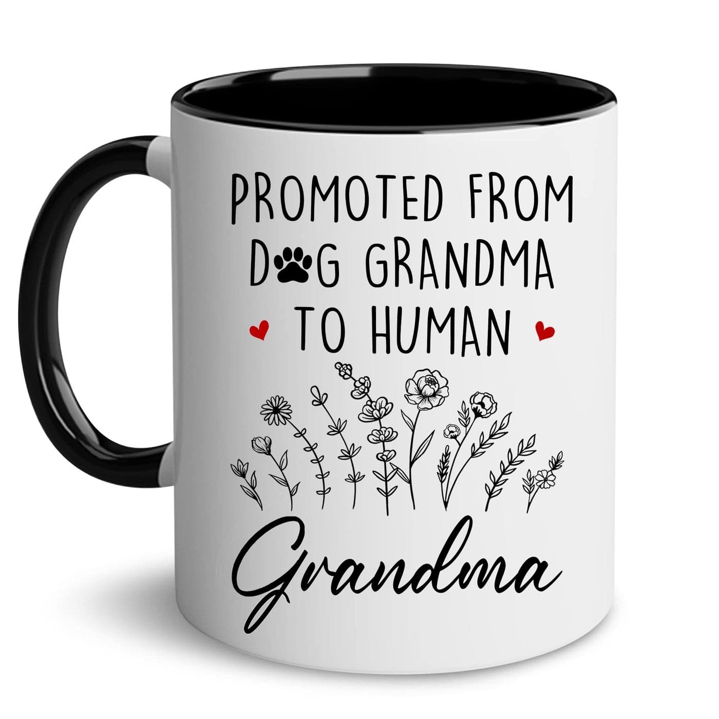 WHIDOBE Grandma Gift Grandma To Be Christmas Mug For Grandmother Pregnancy Announcement Gifts New Baby Reveal Gifts Presents For Women New Grandmother Future Nana Promoted To Grandmas
