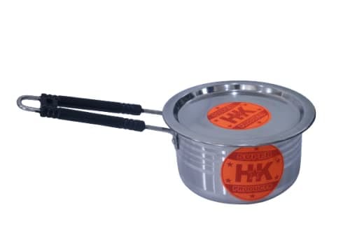 Super HK Stainless Steel Sauce Pan/Tea Pan with LID (1 Litre)