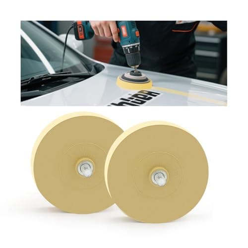 Mandark 2PCS Car Decal Remover Eraser Wheel, 4 Inch Rubber Adhesive Tire Emblem Removing with Drill Adapter for Pinstripes Graphics, Auto Clean Tool Accessories, Universal Fit