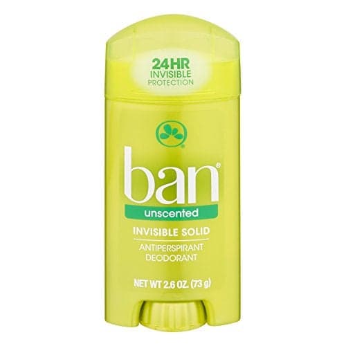 Ban AntiPerspirant Deodorant Invisible Solid Unscented 260 oz