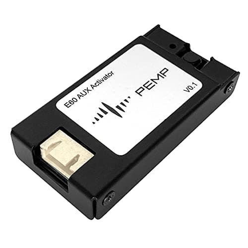 PEMP E60 Aux Activator Adapter Open The Aux Audio of The Original Car for BMW E60 E61 E63 E64 CCC 2003-2010 (Note The Step 4)