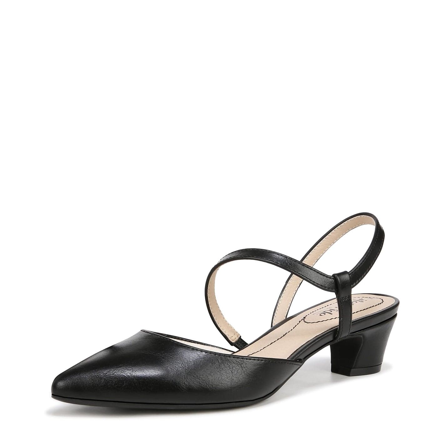 LifeStride Womens Minimalist Pump Black 75 Wide US