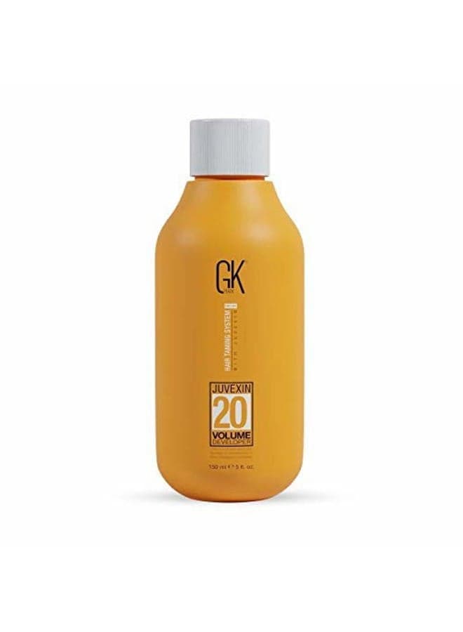 Global Keratin Professional Hair Creme 20 Volume Developer 5 Fl Oz for Hair Coloring Bleach - High-Performance Long Lasting Semi-Permanent Hair Color Toner Dye