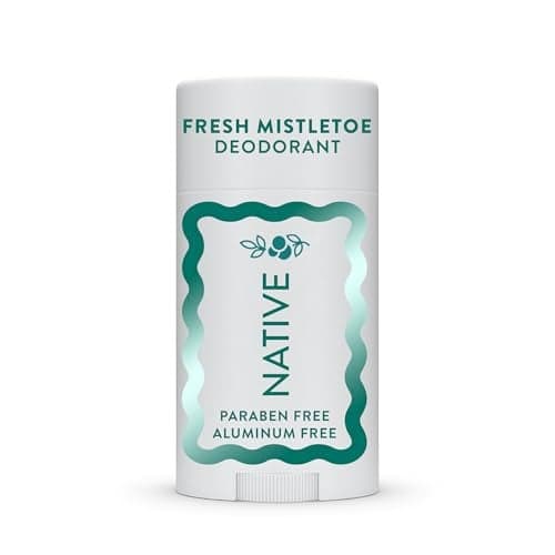 Native Deodorant Holiday Edition Fresh Mistletoe Scent Contains Naturally Derived Ingredients 72 Hour Odor Control Deodorant for Women and Men Aluminum Free with Baking Soda
