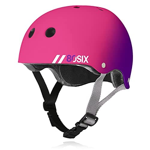 80SIX Triple Certified Multisport Helmet Ideal for Bike Scooter Skateboard Roller Skate and Inline Skate