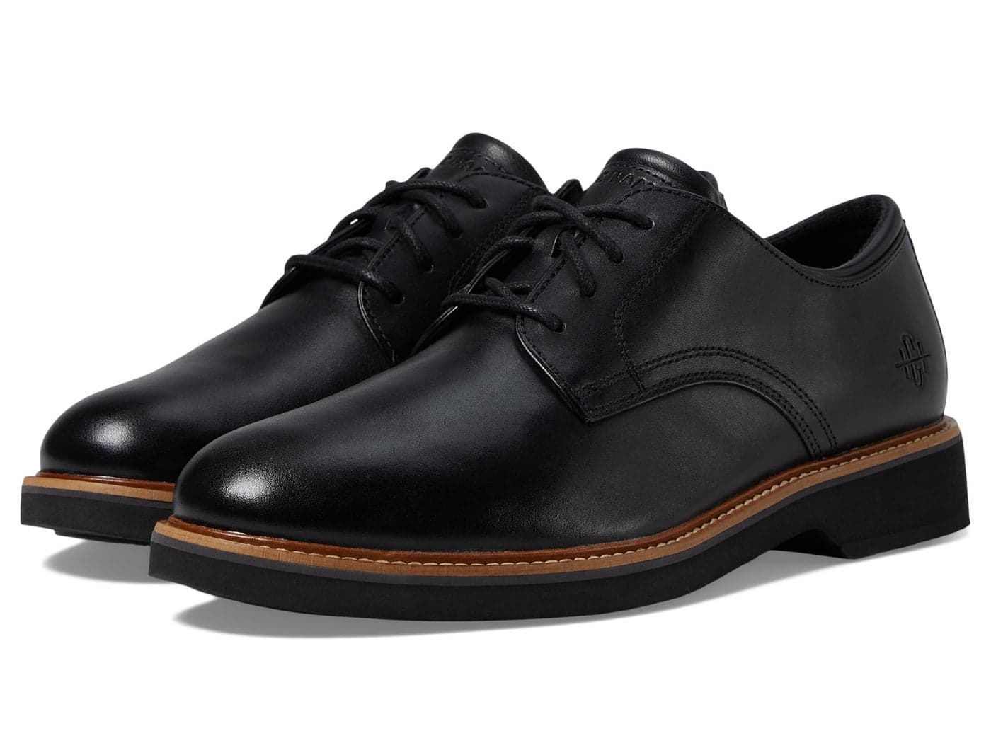 Cole Haan Men's American Classics Montrose Plain Toe Ox, Black/Dark Chocolate/Black, 13-M US