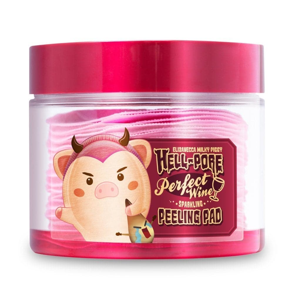Elizavecca ExfoliateCleansing Milky Piggy HellPore Perfect Wine Sparkling Peeling Pad