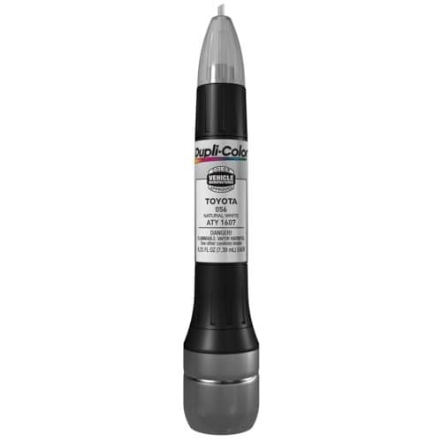 Dupli-Color Scratch Fix All-in-1 Touch Up Paint, Gloss, Natural White, .50 fl. oz.