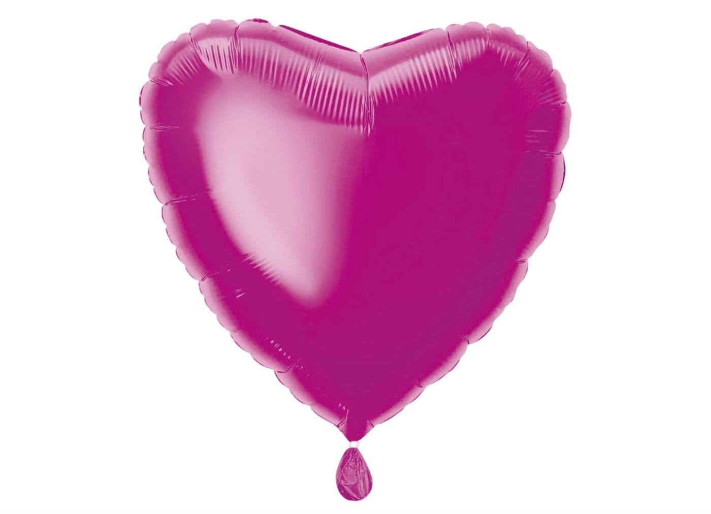 Hot Pink Solid Heart Foil Balloon 18 5Pack Stunning Durable Balloon Perfect for Birthdays Anniversaries Valentines Day Celebrations