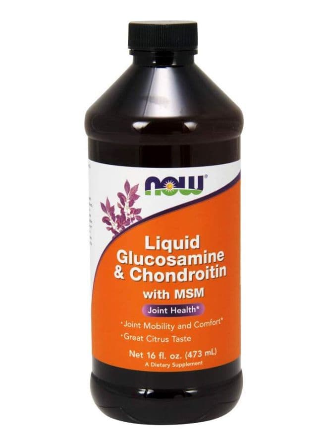 Liquid Glucosamine And Chondroitin Dietary Supplement With Msm