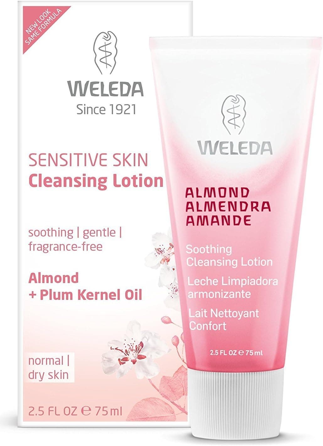 4 PACK Weleda Almond Soothing Cleanse Lotion 75ml 4 PACK BUNDLE