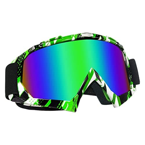 ZukMi Dirt Bike Goggles ATV Motocross Goggles Motorcycle Goggles MX Off Road Goggles for Men Women Adult Youth Riding Racing