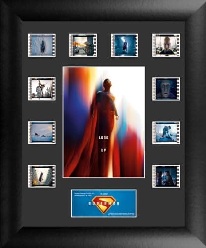 FILMCELLS DC Comics Superman 2025 Look Up 11 x 13 Mini Montage Presentation Ten 10 35 mm Film Clips Limited Edition Officially Licensed Collectible USFC6590