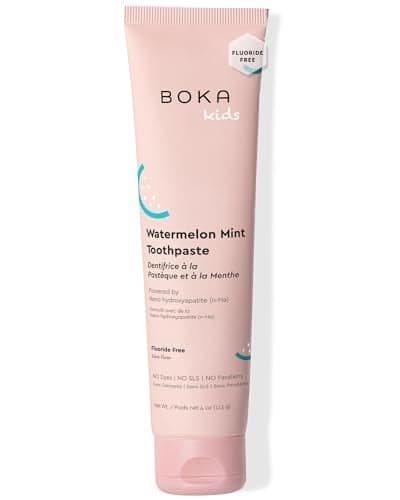 Boka Fluoride Free Toothpaste Nano Hydroxyapatite Toothpaste - Watermelon Mint Flavor, 4 oz 1Pk US Manufactured