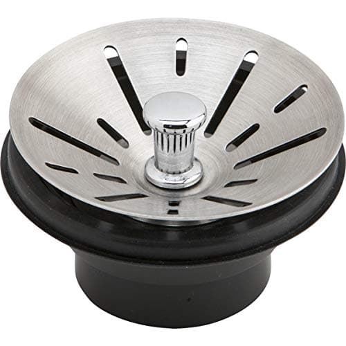 Elkay LKDS35 Conical Basket Disposal Stopper with Rubber Gaskets - Stainless Steel