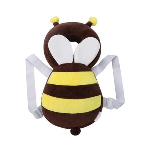Kausbabi Baby Head Protector Cushion Plush Soft Multicolor Toy Early Learning Toy Fall Protection Helmet Baby Head Protector Child Adjustable Shoulder Strap