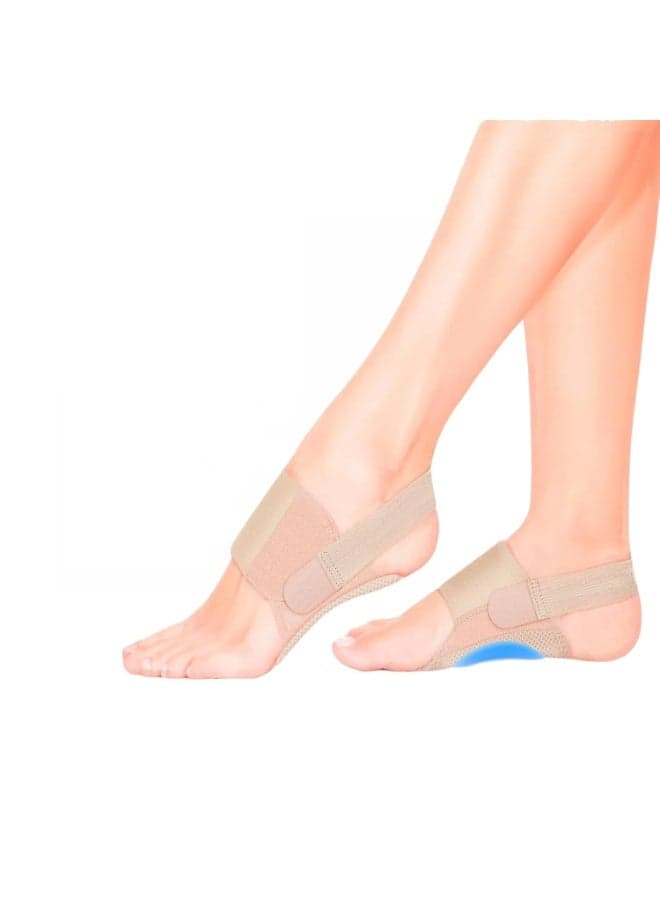 Arch Support Braces for Plantar Fasciitis Relief Upgraded Non-Slip Wearable Arch Support W Built-in Orthotics Adjustable Bands W Gel Pads for Flat Feet High Fallen Arch