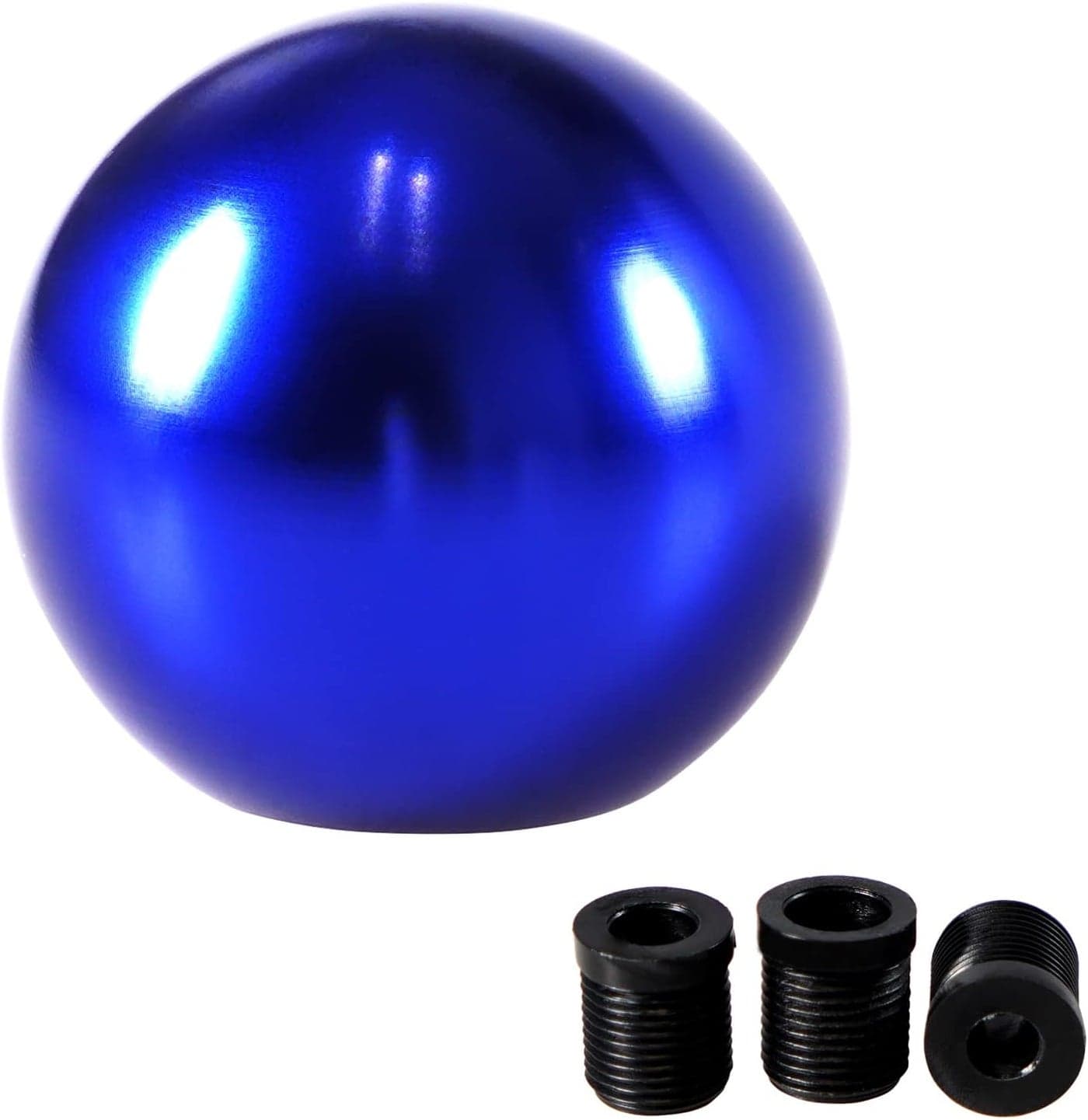 YIUIY Blue Chrome Round Ball Gear Shift Knob